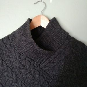 Wool poncho
